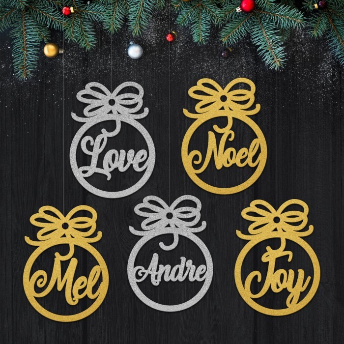 

Customized Christmas Ornament Acrylic | Hiasan Natal Akrilik Custom