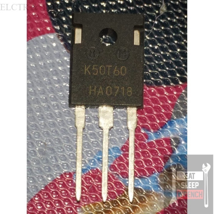 K50T60 50T60 IKW50N60T TO-247 50A 600V IGBT IC  Transistor dan Mosfet