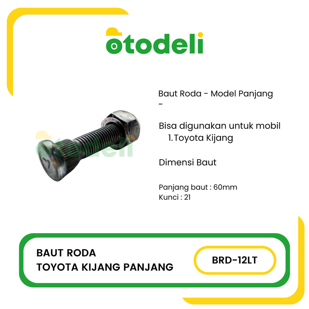 Baut Roda Toyota Kijang KF40 Panjang