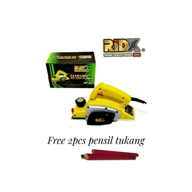 MESIN PLANER PASAH SERUT TUKANG KAYU HEAVY DUTY RIDX X6-82 FREE PENSIL TUKANG