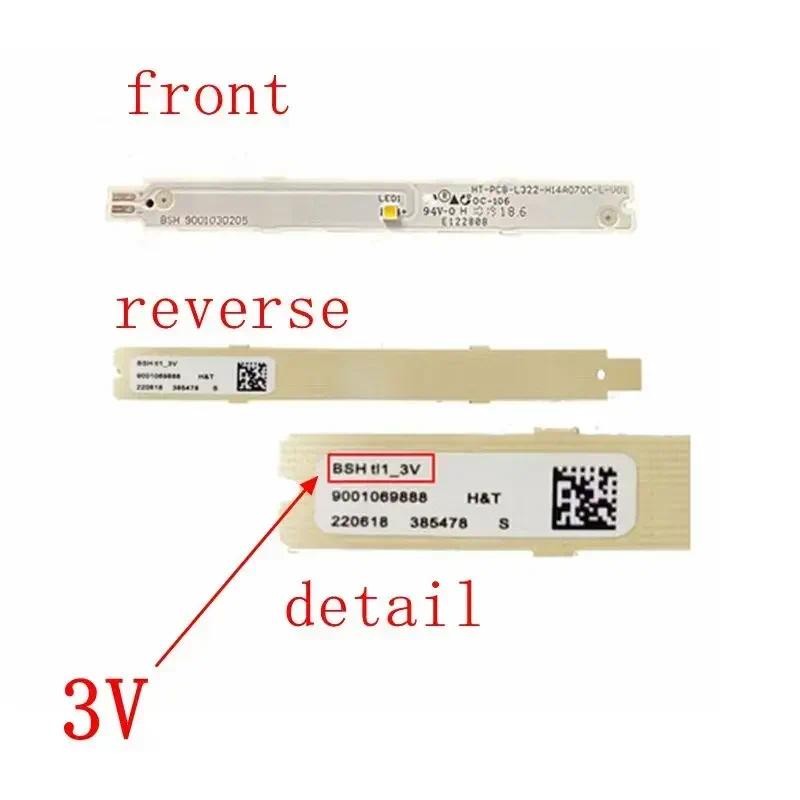 

BSH 9001030205 DC3V DC6V For Siemens Bosch Refrigerator LED LAMP Light Strip Display light parts