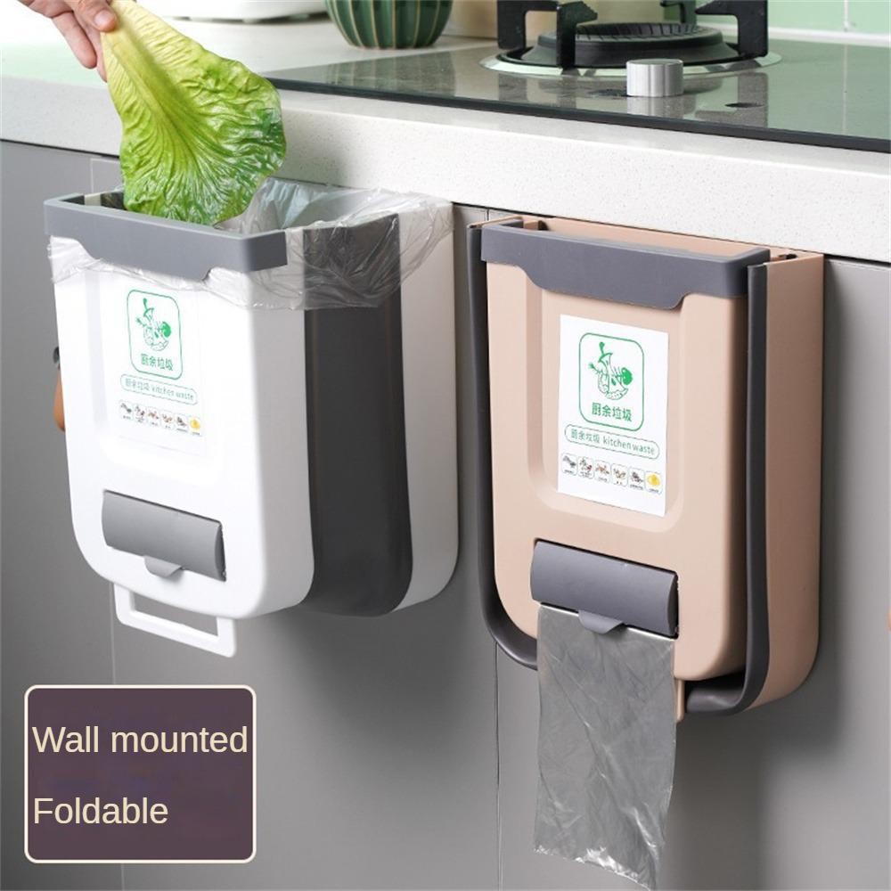 

Camping Car Accessory Foldable Trash Can Large-Capacity PP Material Easy-to-clean For Caravan Motorhome Home Car Kitchen