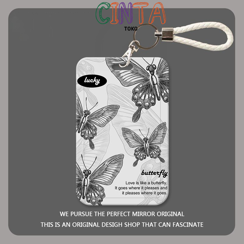 

Van Gogh oil painting flowers student campus ID card meal card subway bus card holder access card lanyard