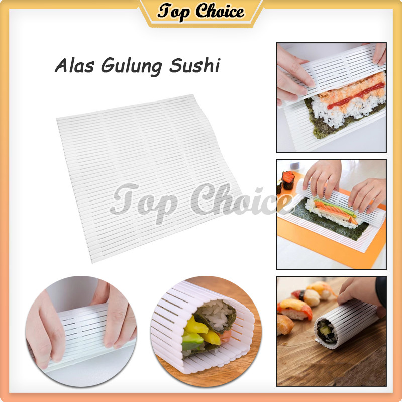Cetakan Gulungan Sushi Roll / Sushi Roller / Alat Gulung Sushi Kimbab Plastik