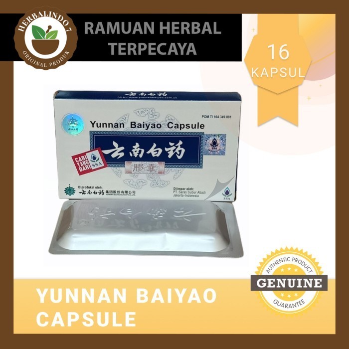 Yunnan baiyao capsule ORIGINAL PRODUK