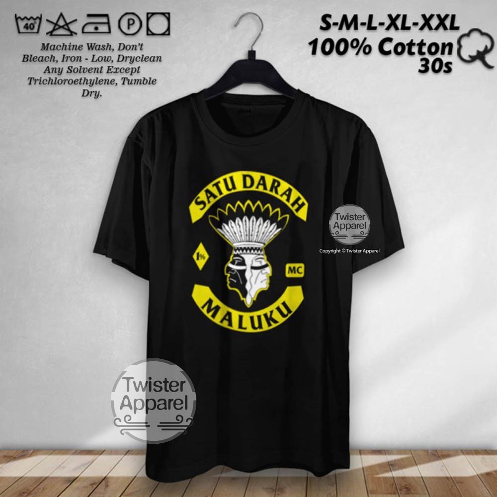 Kaos Satu Darah Maluku Beta Ambon Tshirt Cewek Cowok Cotton Combed 30s - TW6924