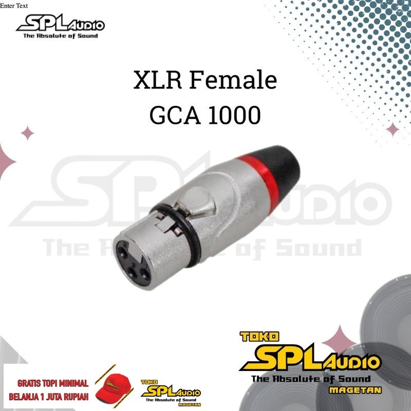 SPL Audio Jack XLR GCA 1000