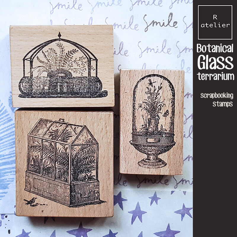 

Stamp Scrapbooking Botanical Study Plants Label Microscopic Specimen Diary Decoration Cute Wooden Stamps