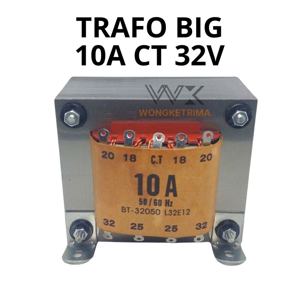 TRAFO BIG 10A CT 32V 10 AMPER CT 32 VOLT