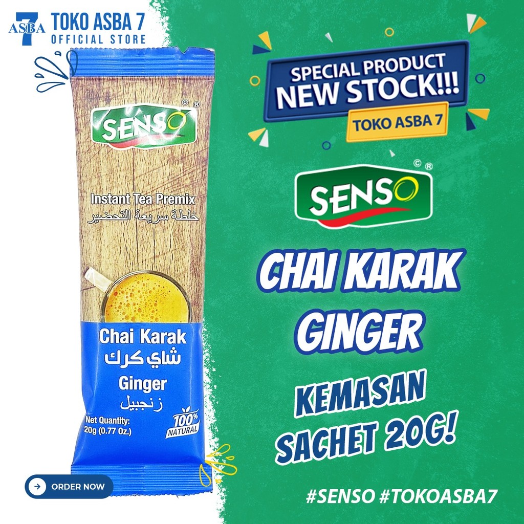 

SENSO CHAI KARAK GINGER 20 G