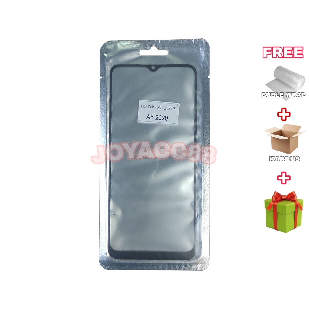 KACA LCD OPPO A5 2020 BLACK PLUS LEM OCA KACA LCD HP
