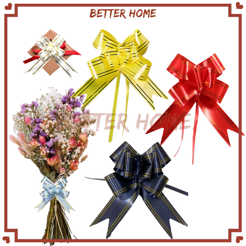 

Pita Tarik Motif / Pita Serut Motif Garis Lis Emas isi 10pcs Dekorasi