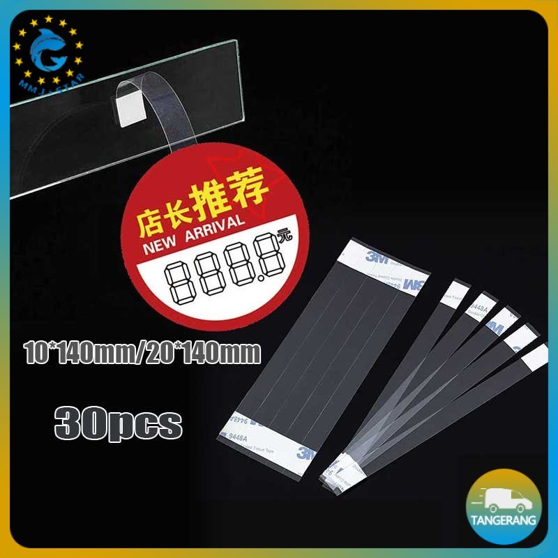 

30pcs Plastik Mika Display Kartu Promo Label Harga Mika Mika Display Kartu Promo