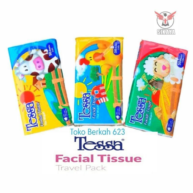 

TISSUE TESSA Tisu Wajah Travel Pack 50 SheeT
