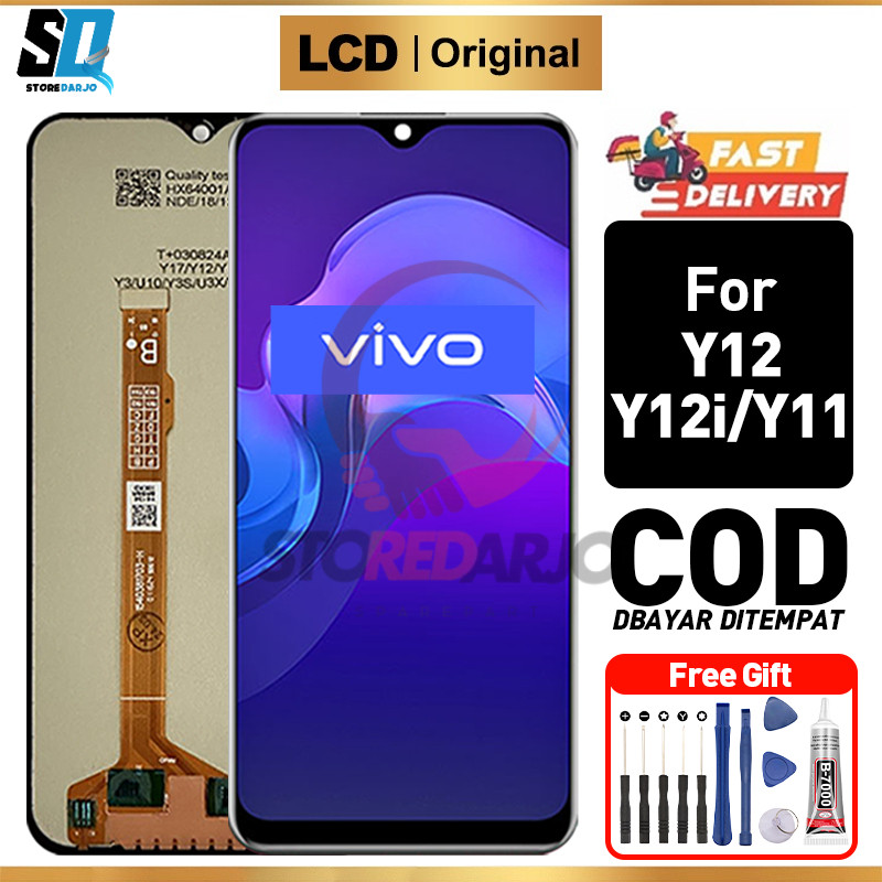 Original LCD VIVO Y12 LCD VIVO Y12i LCD VIVO Y11 Touchscreen Fullset  Ori For Glass Touch Screen Dig