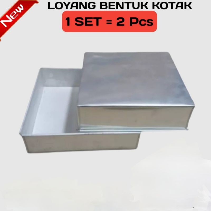 Alumunium Loyang Bolu Kotak Loyang Kue Bolu Kotak Loyang Kue Kotak Berkualitas