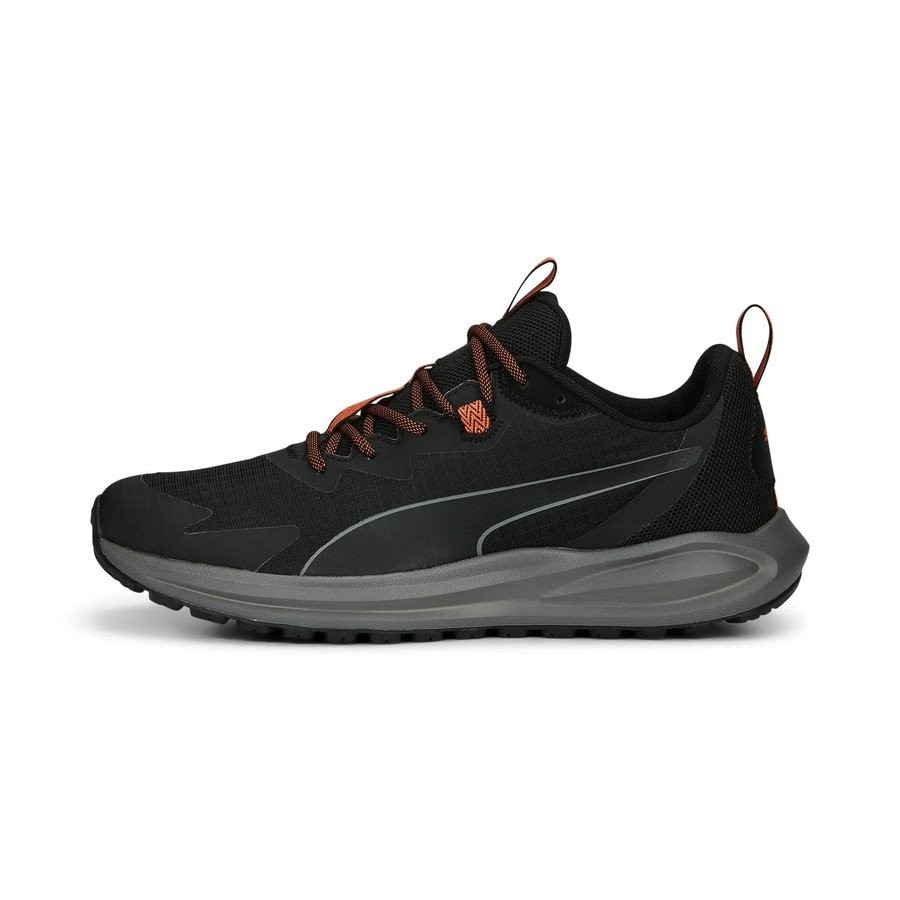 Sepatu Running Pria Twitch Runner Trail Black-Chili Pow 376961 08