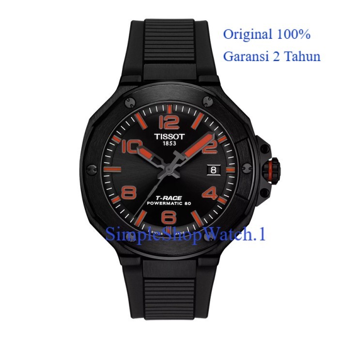 Original 100% Jam Tangan TISSOT T141.807.37.057.00 T-Race Powermatic 41mm Garansi Resmi 2 Tahun