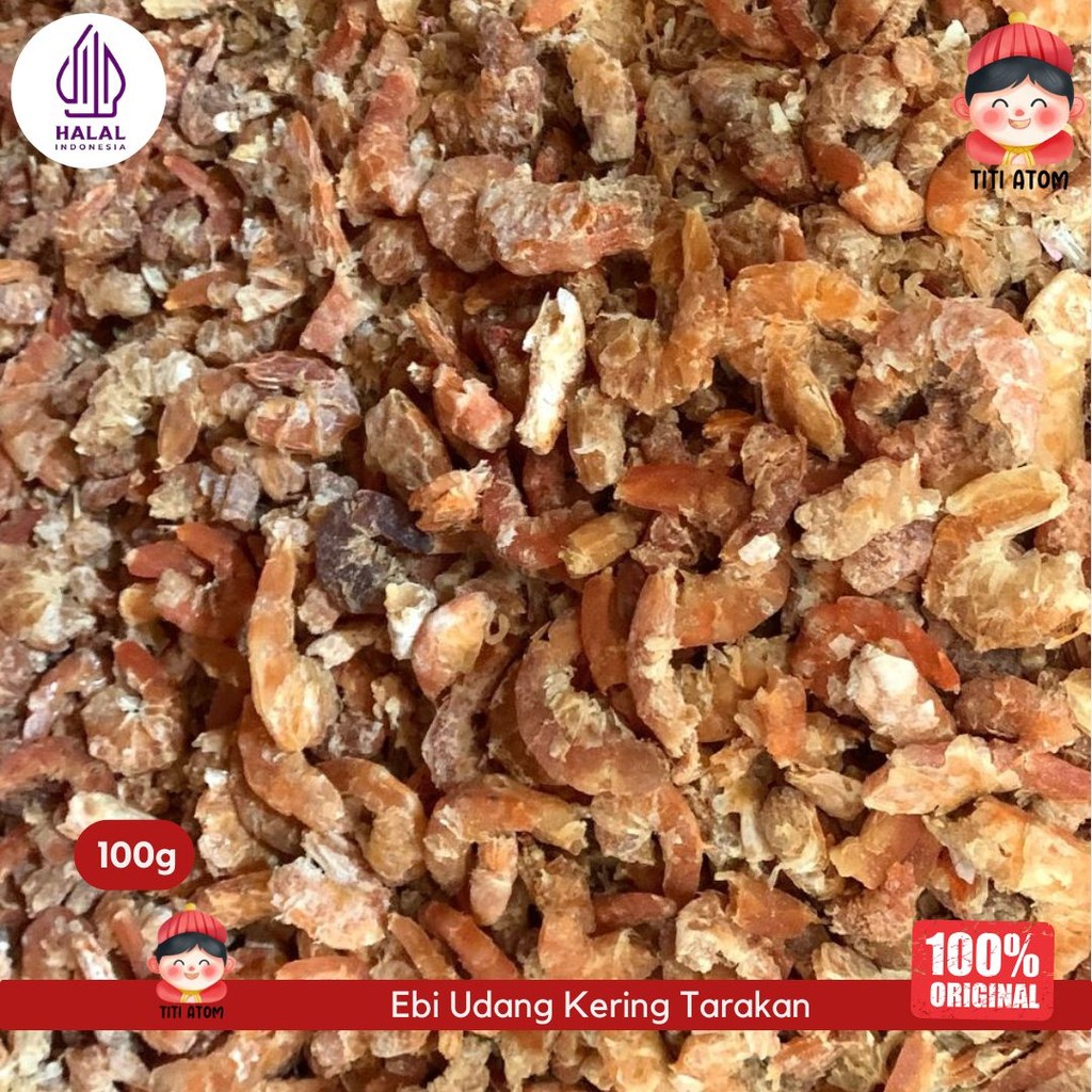 

Ebi Udang Kecil Kering Gresik Bahan Pempek Lontong Cap Gomeh 100g