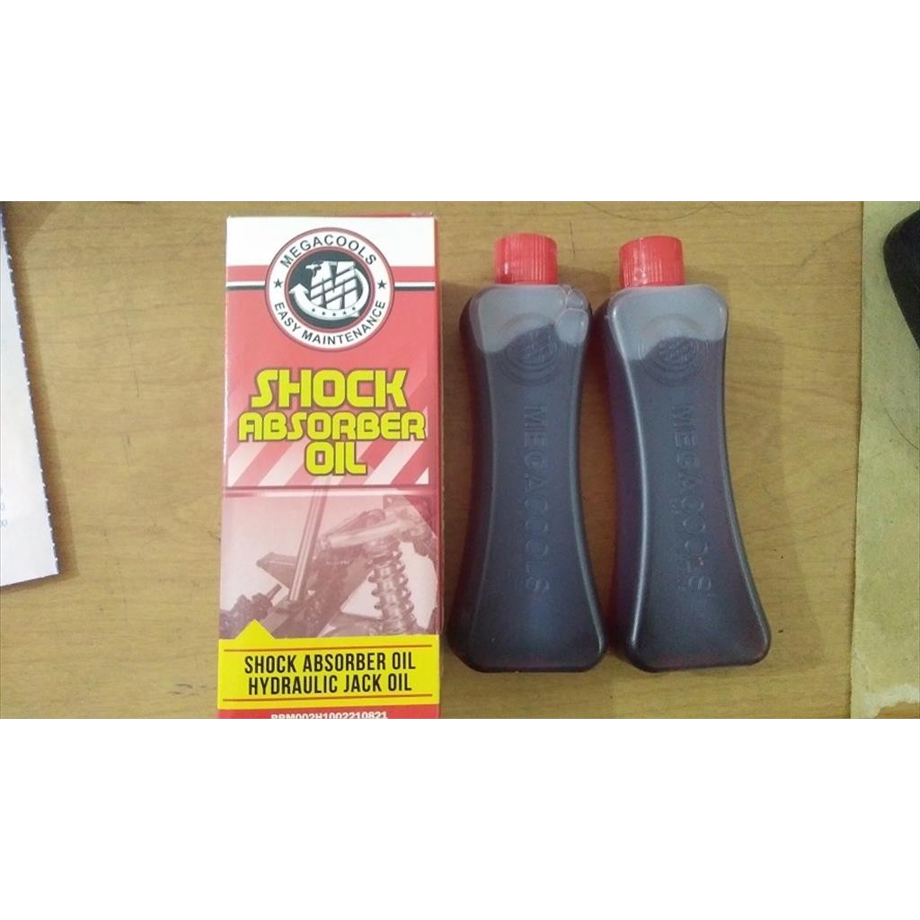 Oli Shock Absorber Megacools Hidrolik Cairan Dongkrak 2pc 100ml