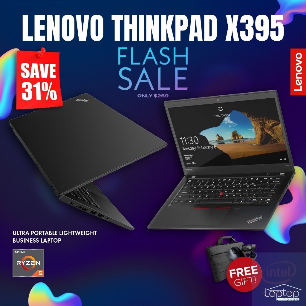 Lenovo ThinkPad X395 – Ultra-Portable Business Leptop