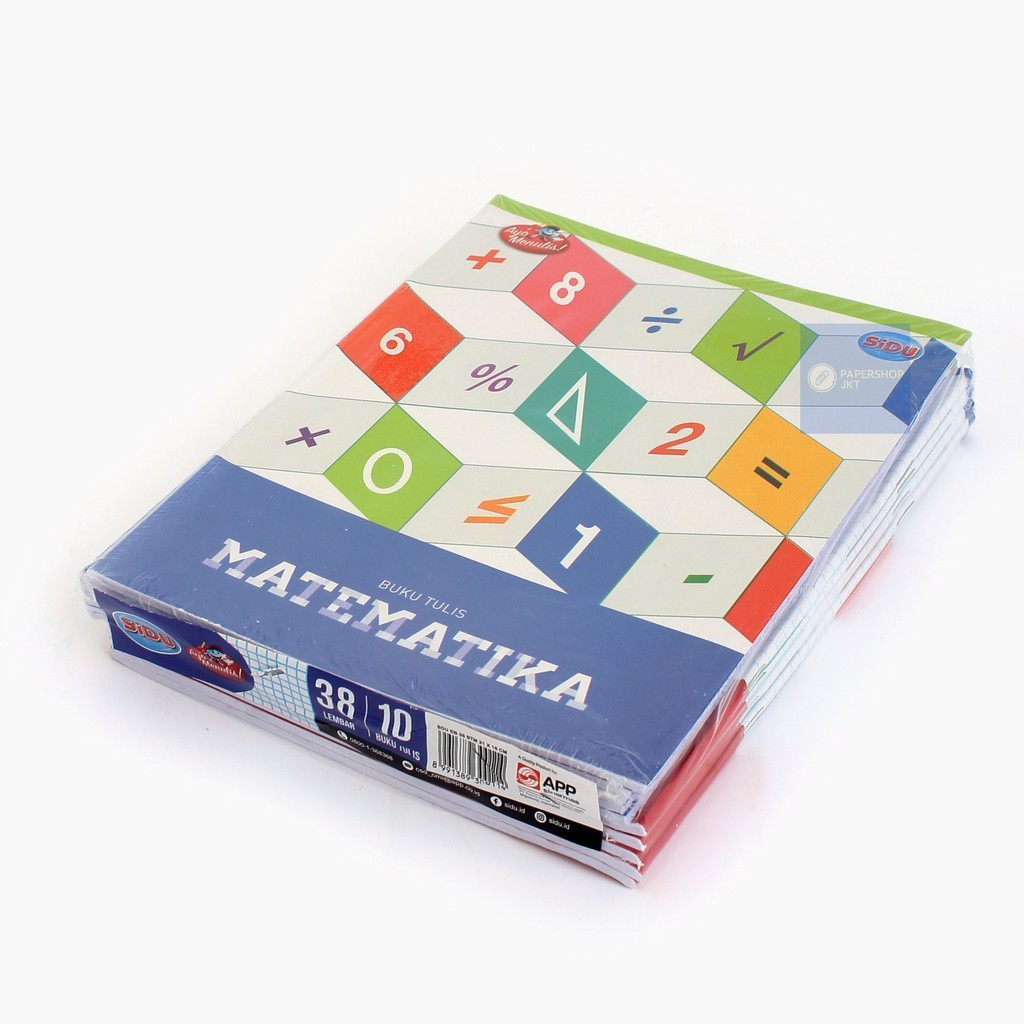 

Sidu Buku Kotak Besar Sedang Kecil Mandarin 38 lembar Ecer 1pcs - Buku Tulis Kotak Kecil Matematika