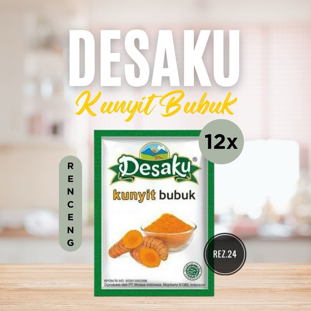 

Desaku Kunyit Bubuk 5g 1renteng 12sachet L Bumbu Masak Instan