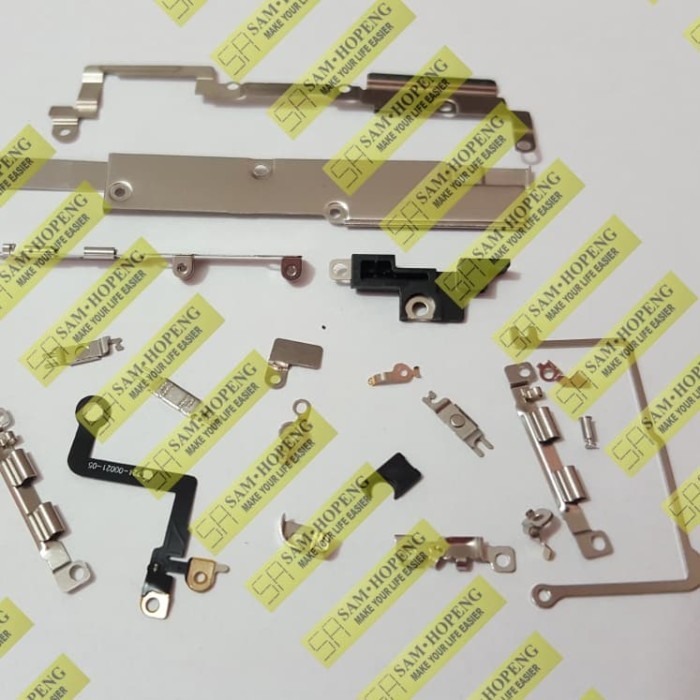 Sparepart And Tool iPhone X Seng Set Fullset Bracket Metal Plat LCD Lock Home
