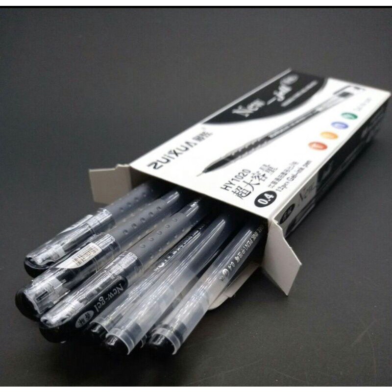 

1 PACK PULPEN ZUIXUA NEW JELL HITAM BERKUALITAS