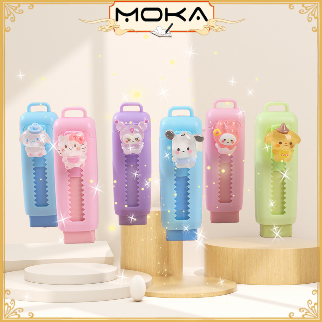 

MOKA PENGHAPUS MEKANIK MOTIF KARTUN JEPANG LUCU / PENGHAPUS SLIDE MOTIF KARTUN / EASY TO USE SLIDE MECHANISM MKA207