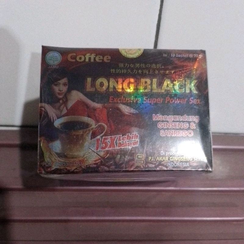 

Coffee instan Kopi Long 3 in 1 Warna Black