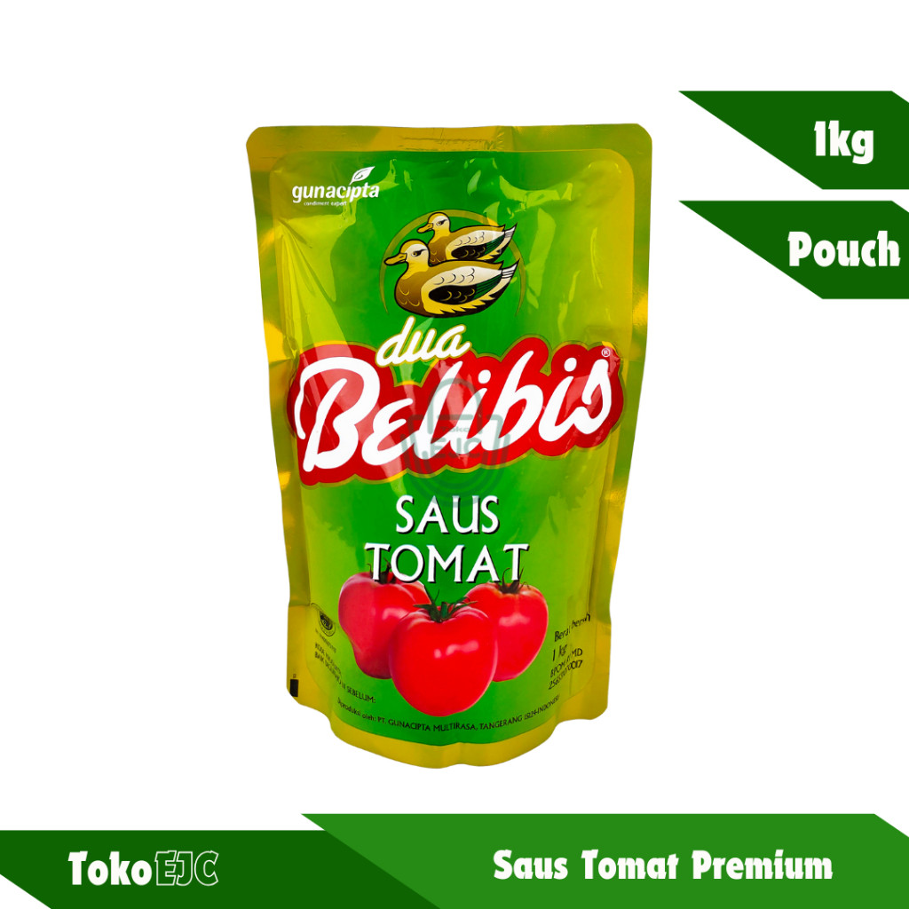 

[EJC] Belibis Saus Tomat Premium 1kg Tomato Sauce Pouch