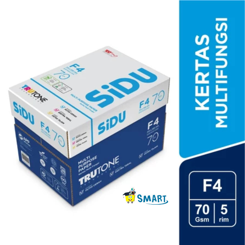 

KERTAS HVS SIDU FC F4 70 GRAM / SIDU Kertas Fotocopy 70GSM F4 Anti Macet