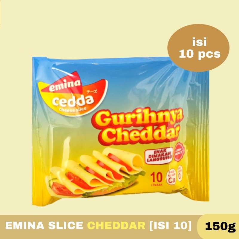 

EMINA SLICE CEDDA/KEJU CHEDDAR 10S 150GR
