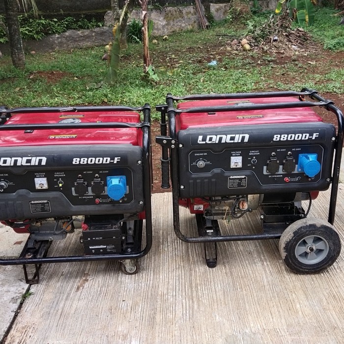 Mesin Genset Listrik Loncin 8800 F