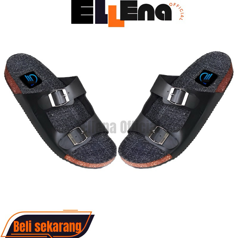 B4 ELLENA - Sandal Slide Pria - Eligasi Slop Distro Slip On Fashio - Dyren Series