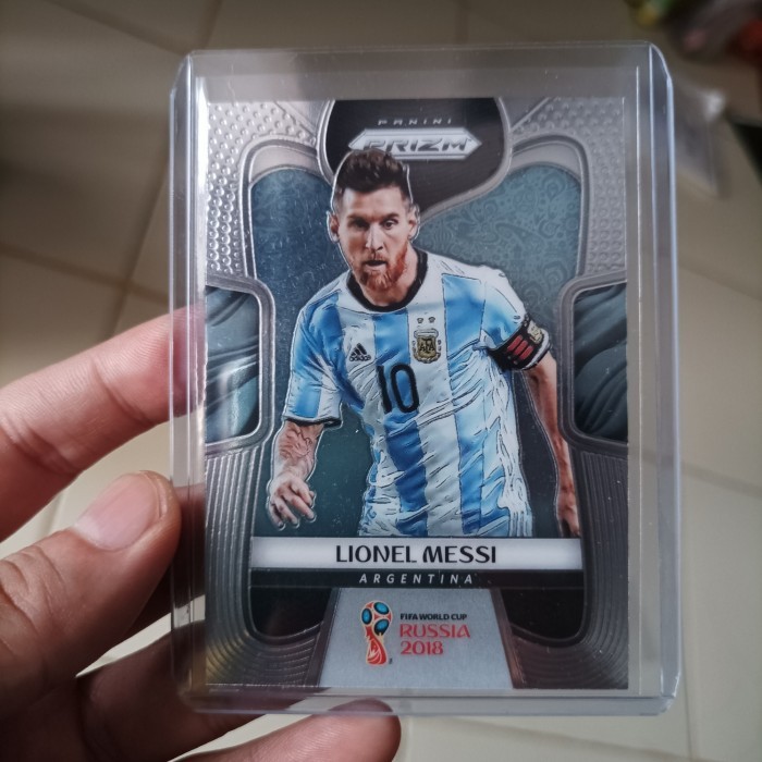 KY562 Kartu Bola Prizm Panini WC Lionel Messi ARGENTINA | LEGEND