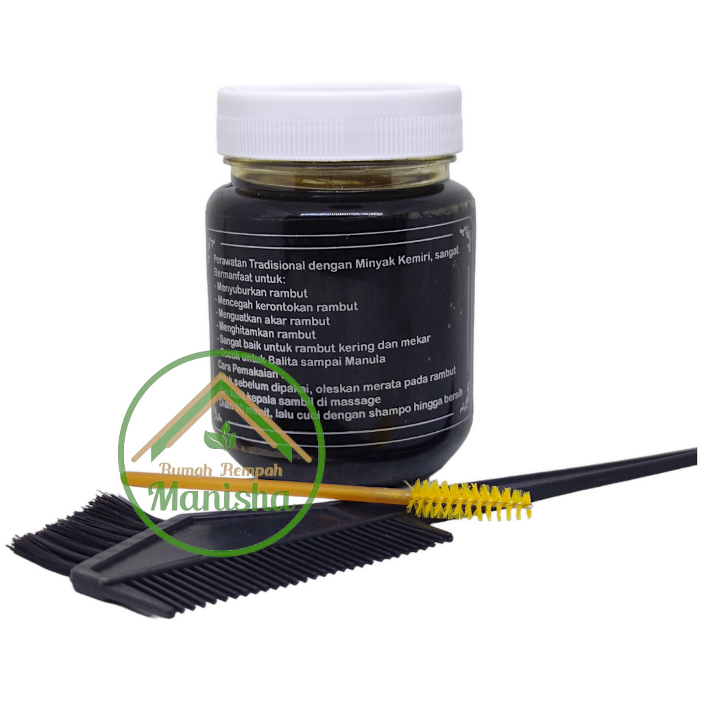

Minyak Kemiri Bakar 100% Original 170ml Rumah Rempah Manisha Solo