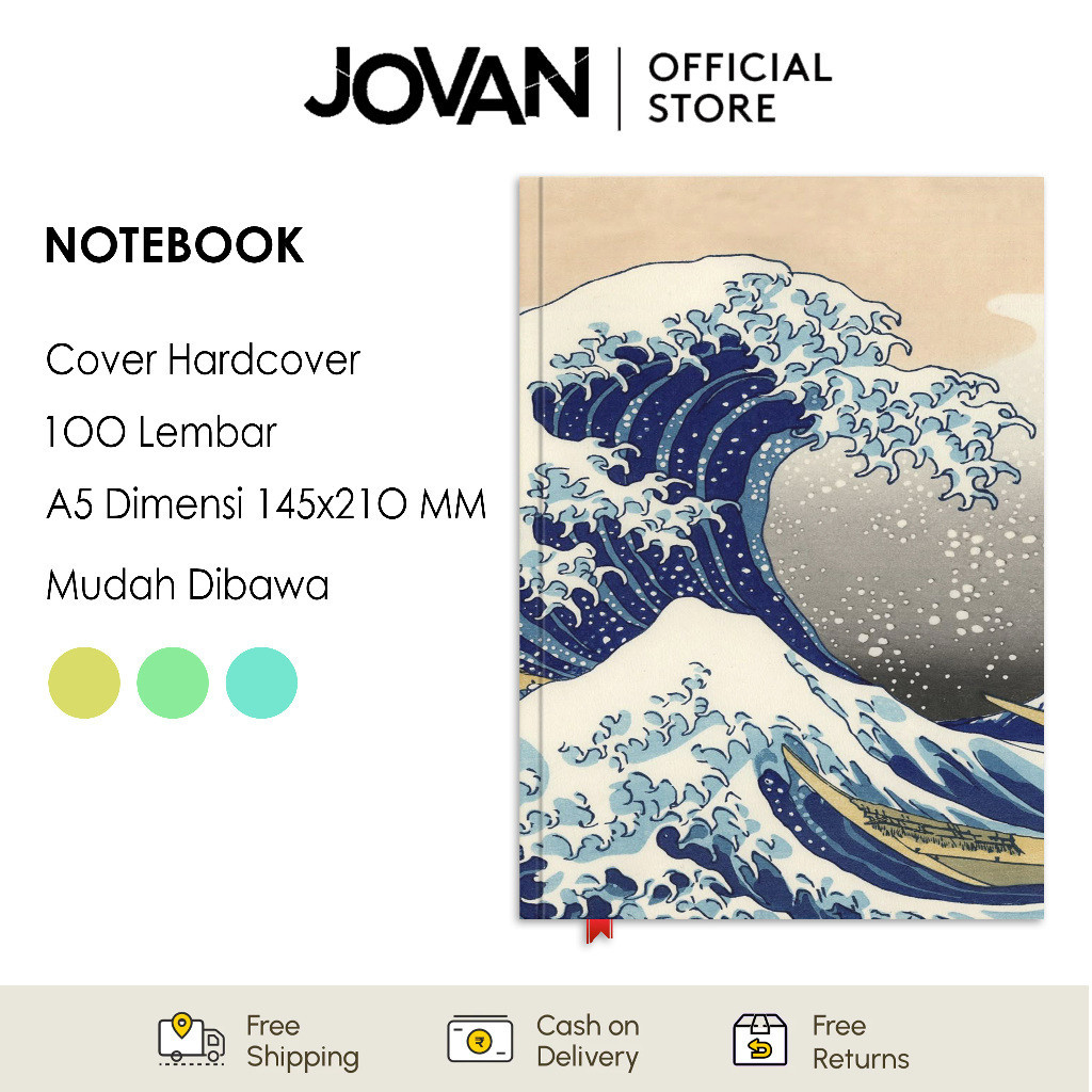 

Notebook Hardcover Custom Kanagawa Wave Buku Tulis Catatan Note Agenda Planner Jurnal Diary Notebook Anime