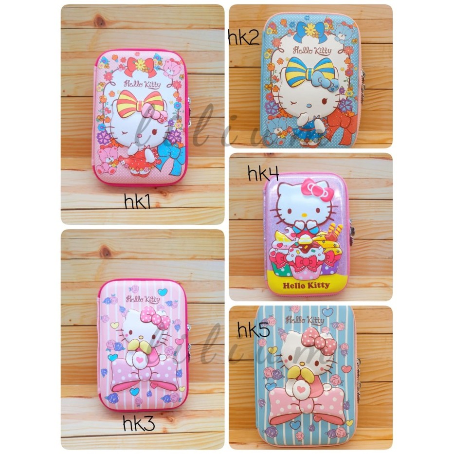 

[New Collection]PROMO Kotak Pensil 3D Hardcase Case Hello kitty Melody Boy seperti Smiggle