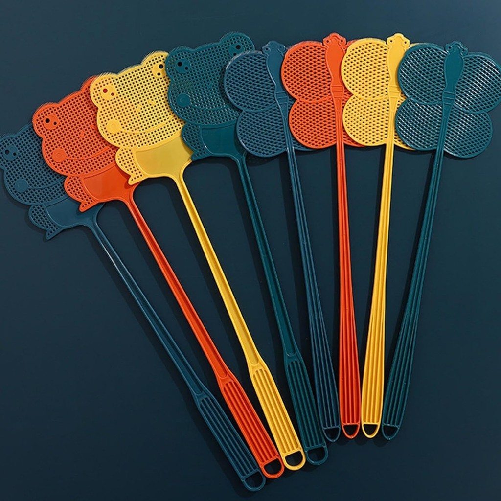 Kiara Raket Nyamuk Motif Bebek Lucu / Raket Pemukul Lalat Panjang Tebal Bahan Plastik / Tepokan Lala