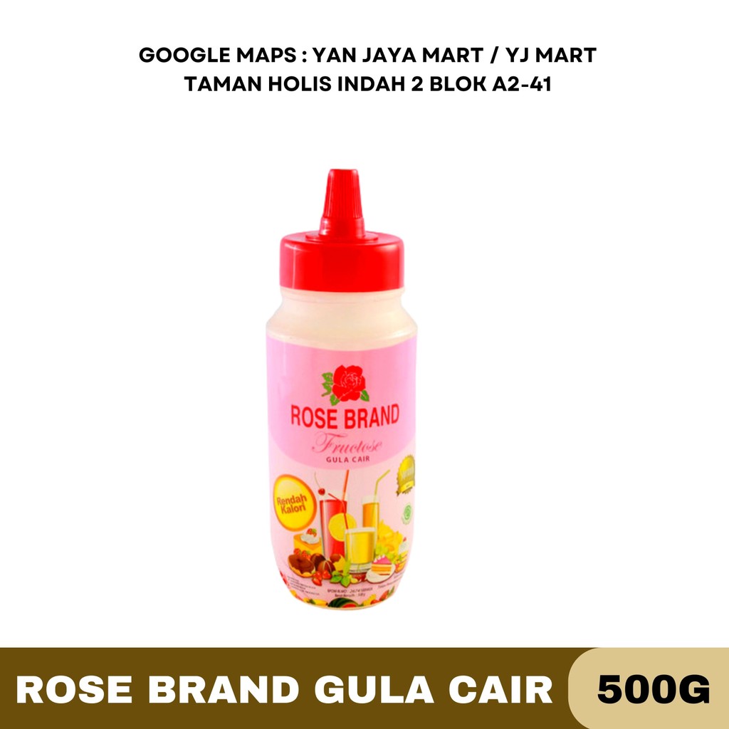 

Rose Brand Gula Cair Fructuse/ Sirup Fructuse / Fructusa / Fructosa 500g