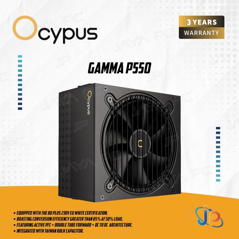 Ocypus Gamma P550 550W PSU -  Power Supply 550 Watt 80+ White