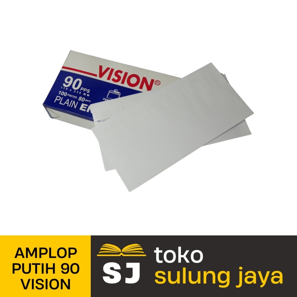 

AMPLOP 90 VISION | AMPLOP VISION PUTIH TANGGUNG