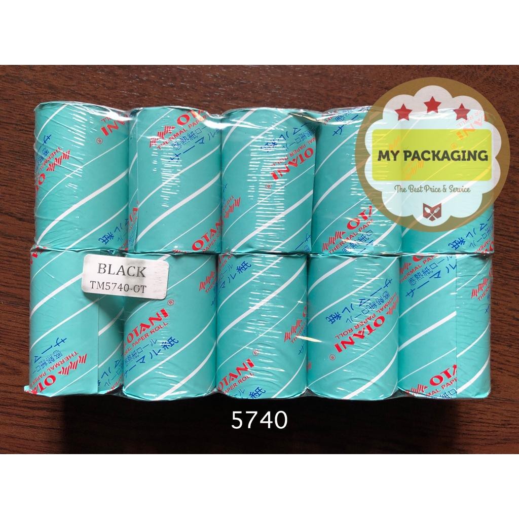 

Alat Tulis - Kertas Thermal OTANI 57 x 40 - 10Rol untuk mesin EDC / Mobile Priter