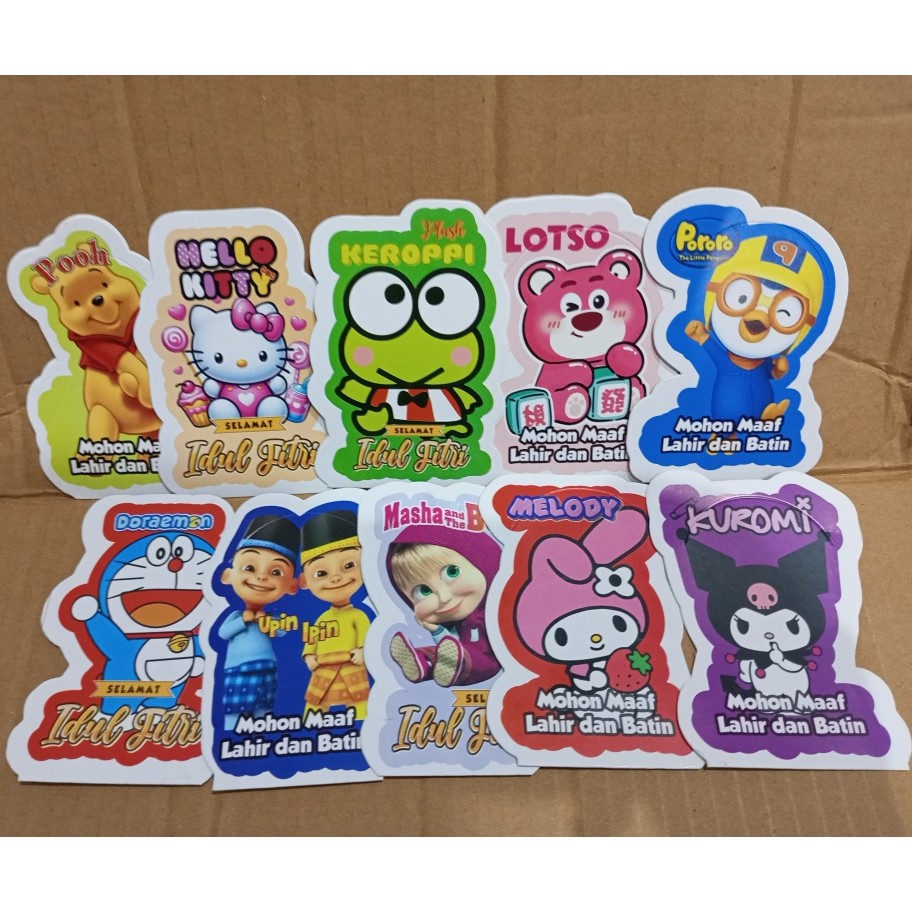 

[50gr] T909 | [LBB SNR] | (1 PACK ISI 10 PCS ) Amplop 3D Lebaran Karakter | Angpau Idul Fitri Lebaran isi 10pcs | Amplop 3D Lebaran Gambar Bulak Balik Karakter Lucu