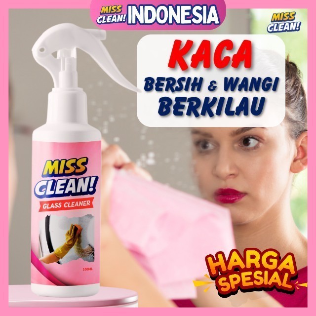 Cairan pembersih dan pengkilap kaca cermin kaca jendela kaca meja