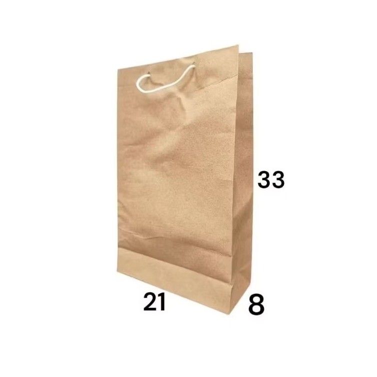 

paperbag coklat banci uk 21x33x8 isi 12pcs