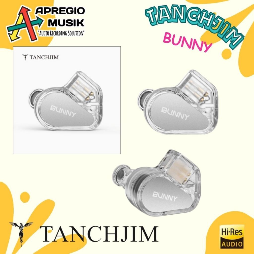 Tanchjim Bunny DMT4 Ultra Dynamic Driver Earphone In Ear Monitor With Microphone