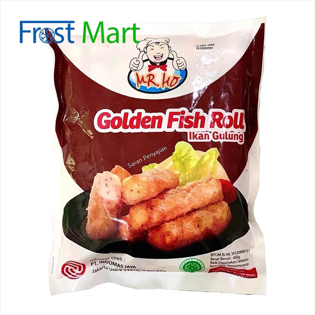 

Golden Fish Roll Ikan Gulung Mr Ho 450Gr